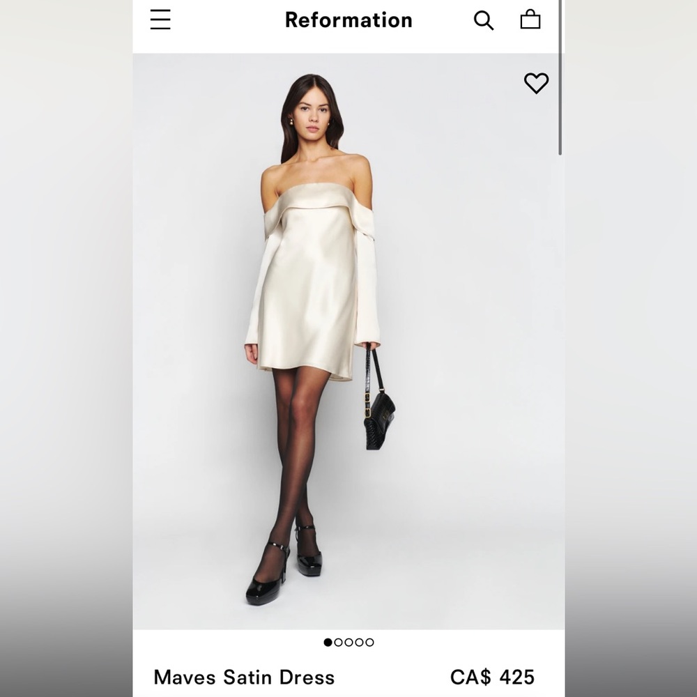 Maeve’s Satin Dress
